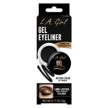Cargar imagen en el visor de la galería, Delineador de ojos en gel L.A. Girl - Jet Black - 0.11 oz
