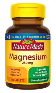 Tabletas de Magnesio 250 mg