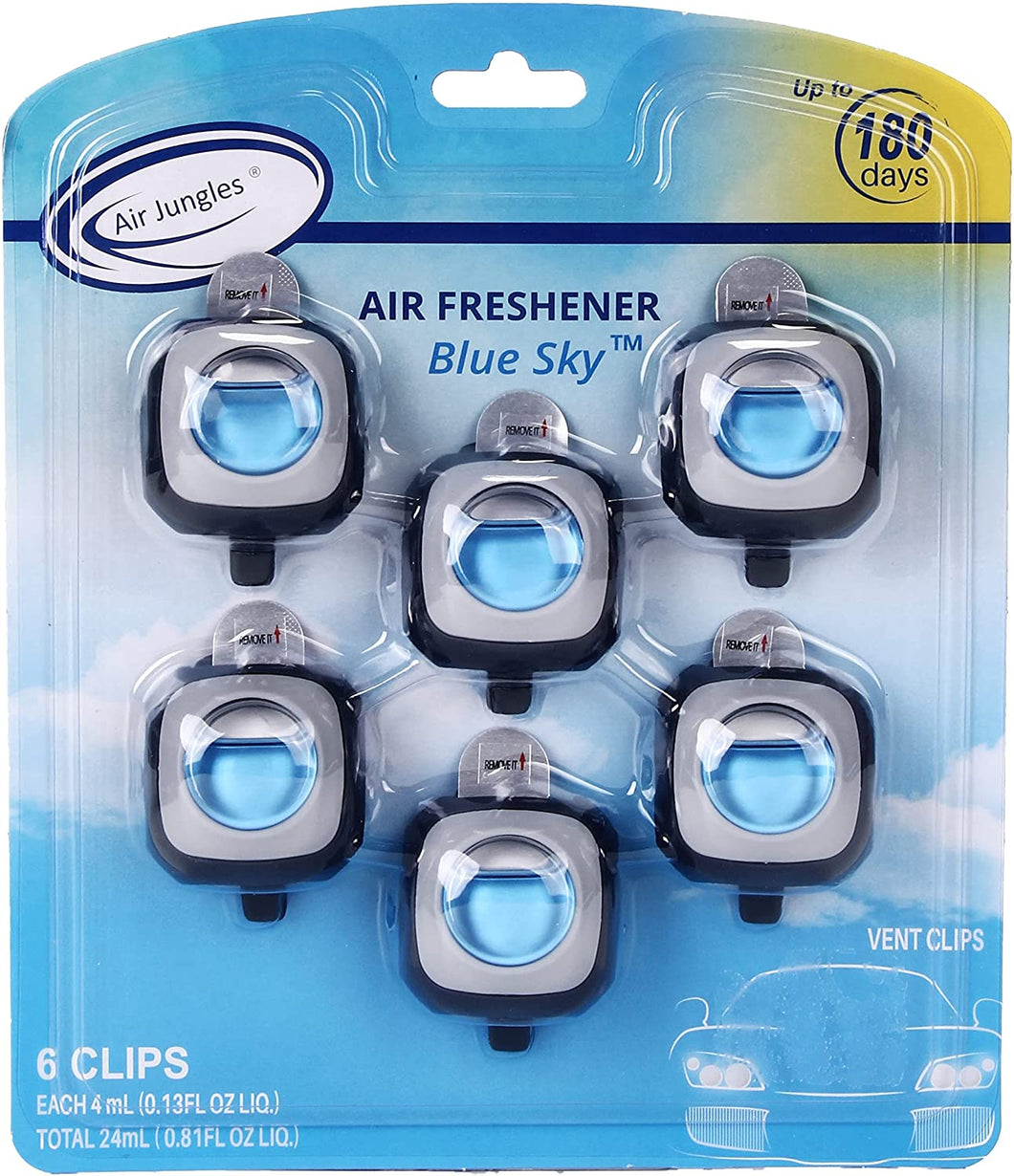 Clip ambientador de automóvil, 6 clips de ventilación NDP84