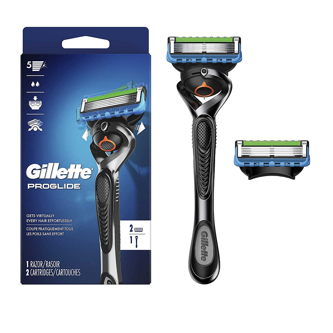 Mango de afeitar ProGlide para hombres + 2 recambios de cuchillas NDP-37