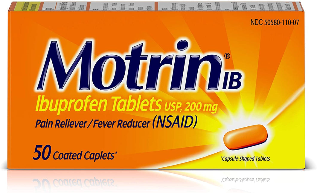 Ibuprofeno Motrin para aliviar el dolor