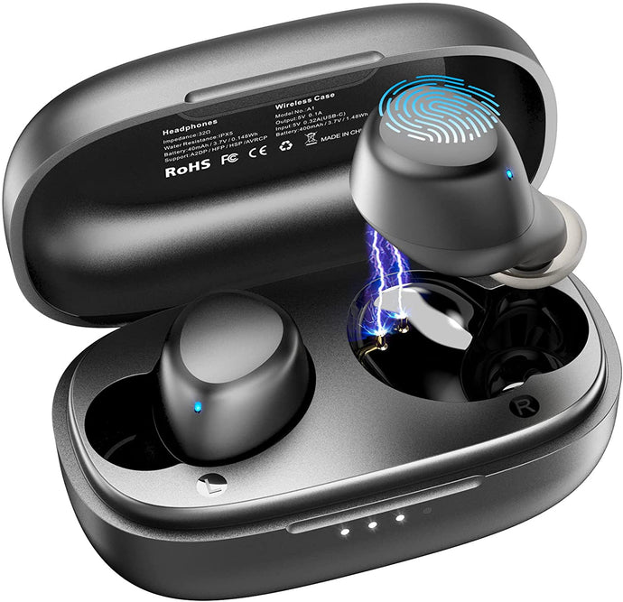 Auriculares inalámbricos A1 con Bluetooth en la oreja, micrófono integrado NDP44