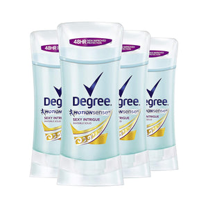 Degree MotionSense Desodorante antitranspirante para mujer 2.6 onzas, paquete de 4