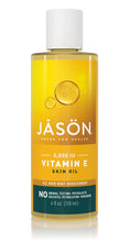 Cargar imagen en el visor de la galería, Aceite Jason Vitamin E 5,000 IU, nutrición para todo el cuerpo, 4 onzas
