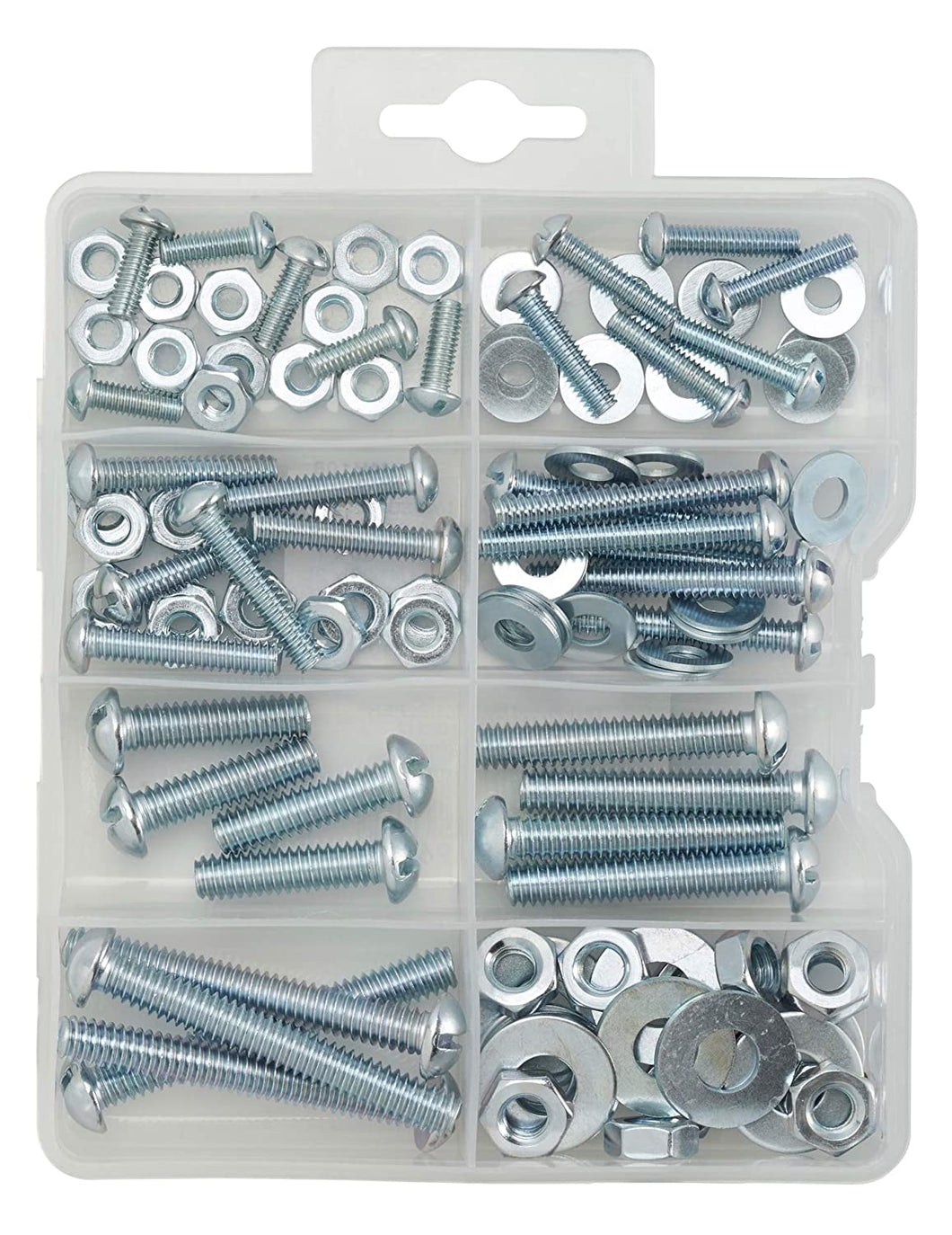 Kit surtido de pernos, tuercas y arandelas, 108 piezas NDP 2