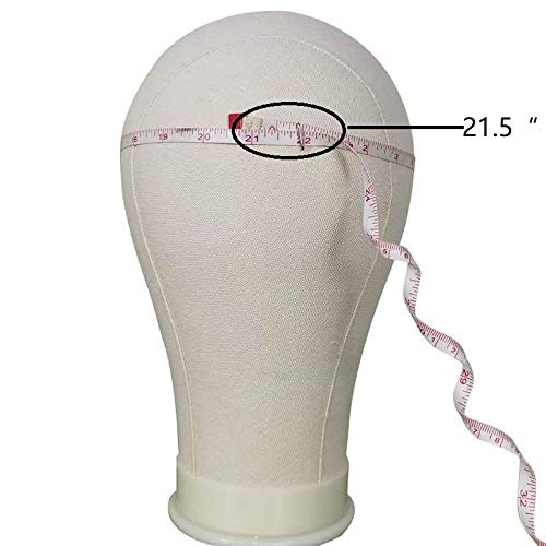 Cabeza de bloque de tela de poliéster soporte para exhibición de peluca #21