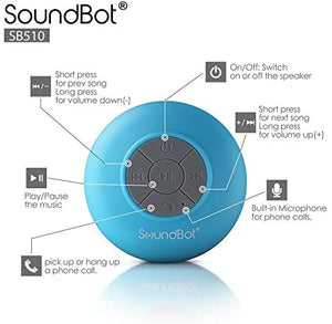 Dispositivo para escuchar música SoundBot SB510, resistente al agua NDP11