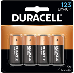 Duracell - Pilas de litio 123 de alta potencia