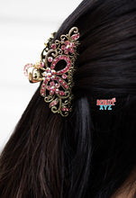 Cargar imagen en el visor de la galería, Pinza de pelo abrazadera de boda Lazos metal 4 Color, Azul NDP-114
