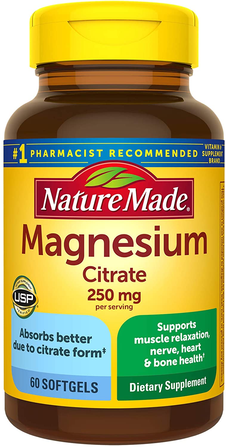 Citrato de Magnesio de 250 mg.