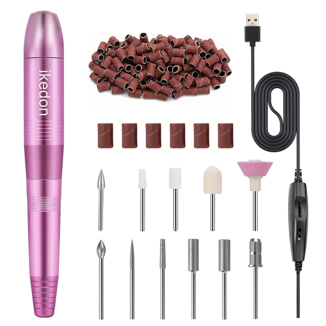 Taladro eléctrico portátil para uñas, 20000 rpm, USB