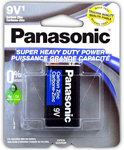 Panasonic Heavy Duty 9V batería 1 paquete
