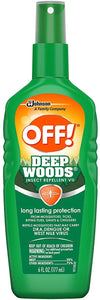 OFF! Deep Woods Repelente de insectos VII, 6 oz (3 unidades) NDP84