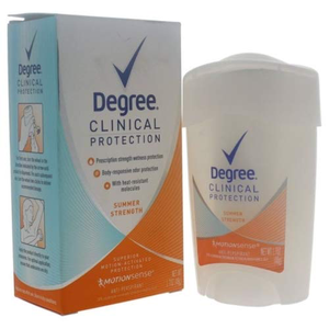 DEGREE GRADO Protección clínica verano fuerza antitranspirante desodorante, 1.7 oz (paquete de 3)