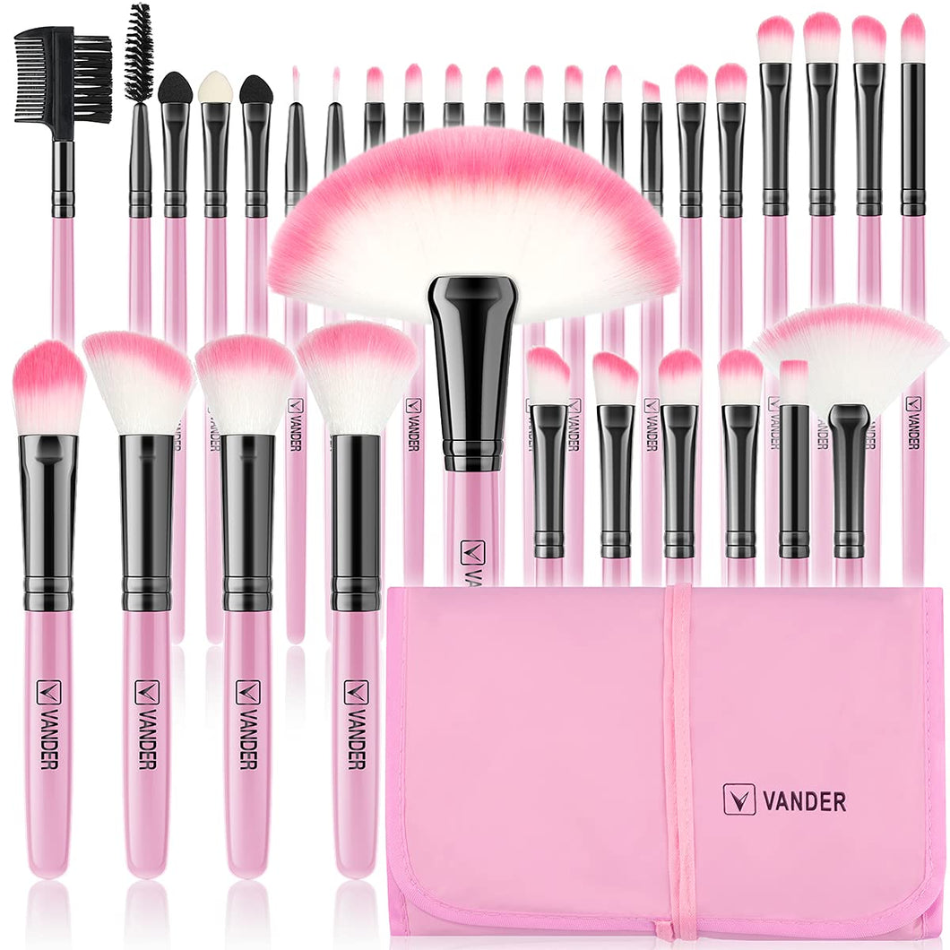 Pinceles de maquillaje, 32pcs Profesional  NDP59