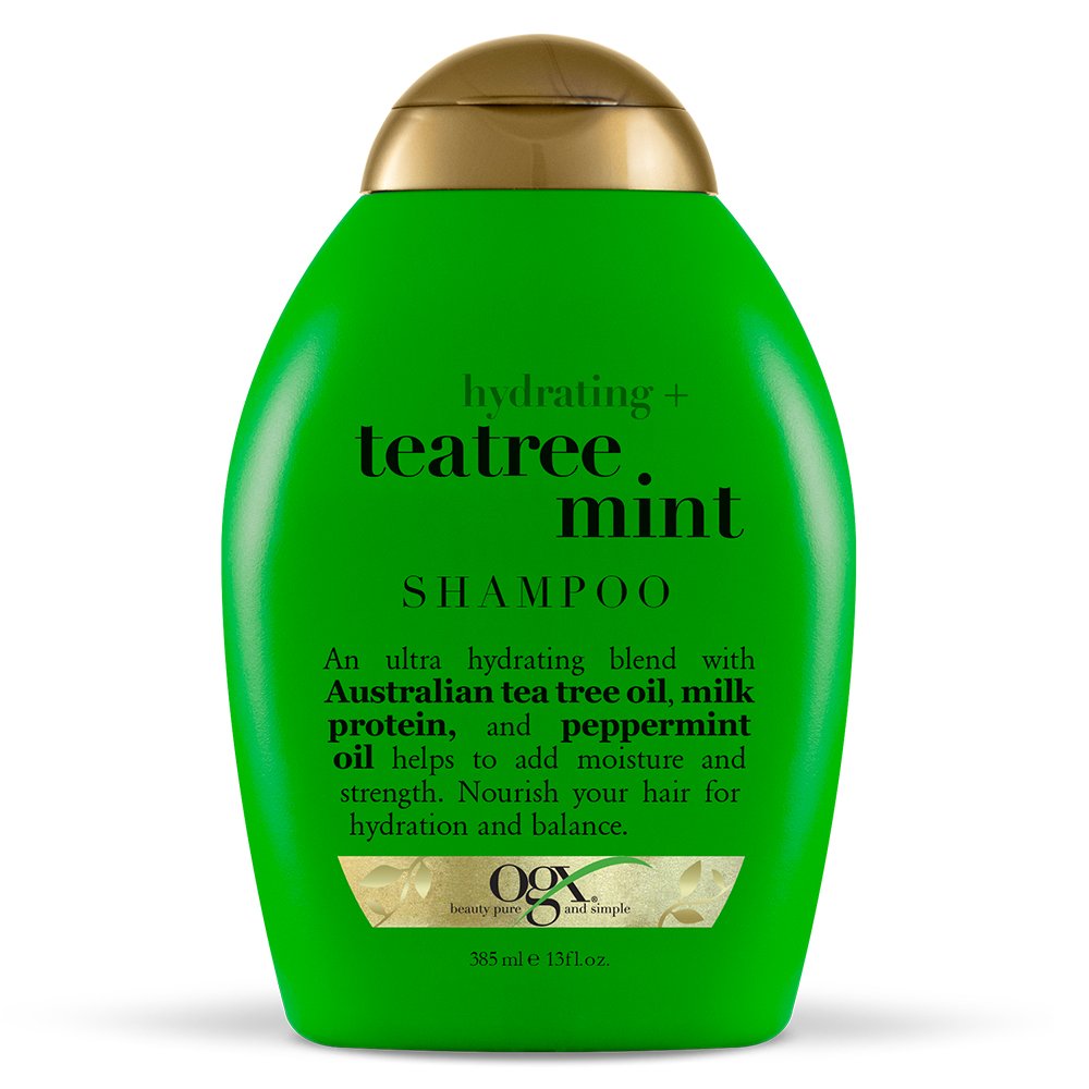 OGX Champú hidratante té de menta, 13 oz
