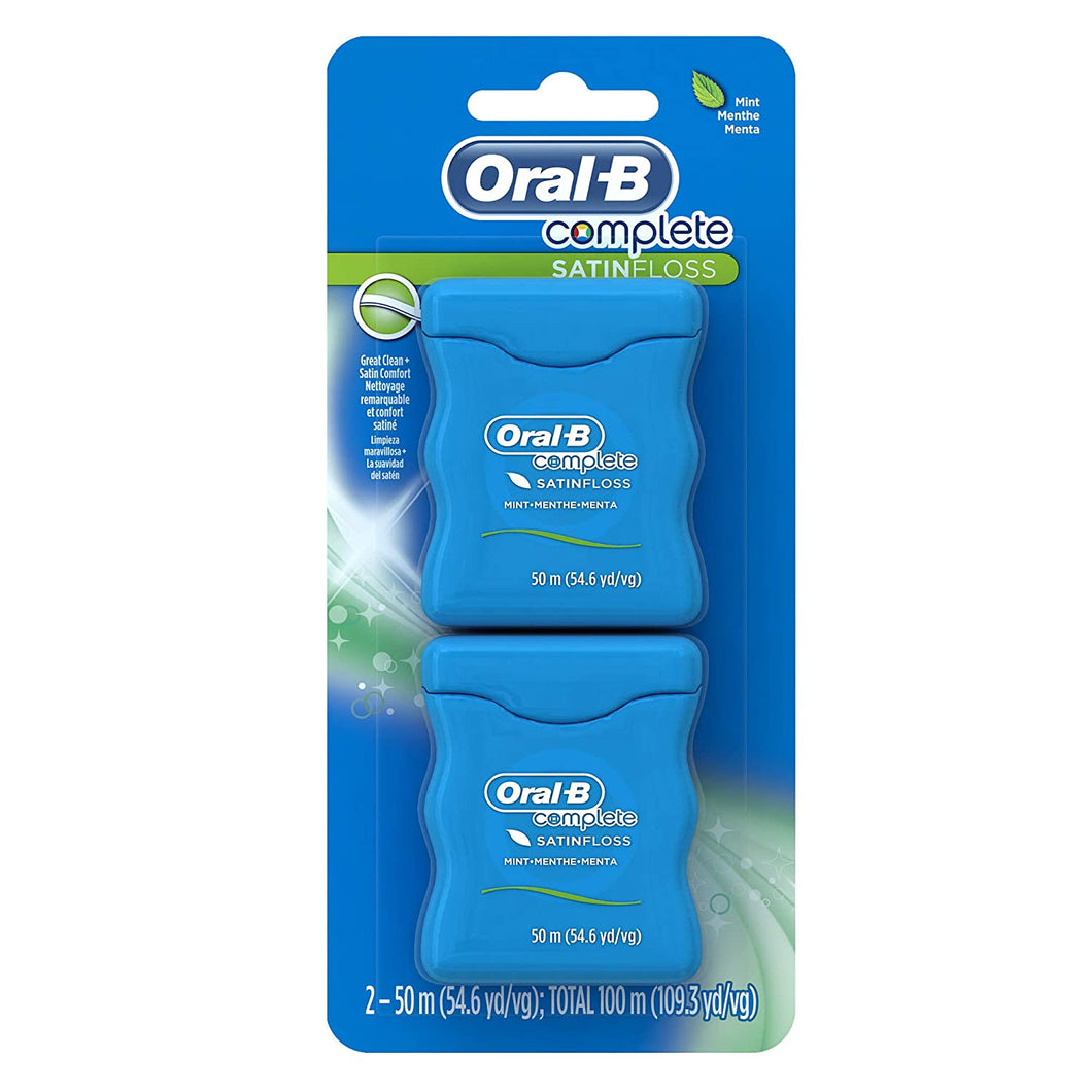 Oral-B completo Hilo dental, menta, 164.0 ft, paquete de 2 NDP43
