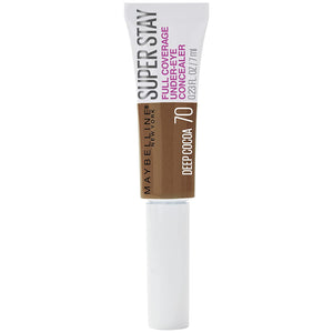 Maybelline Super Stay - Maquillaje de cobertura total, iluminador, larga duración- 70 Cacao