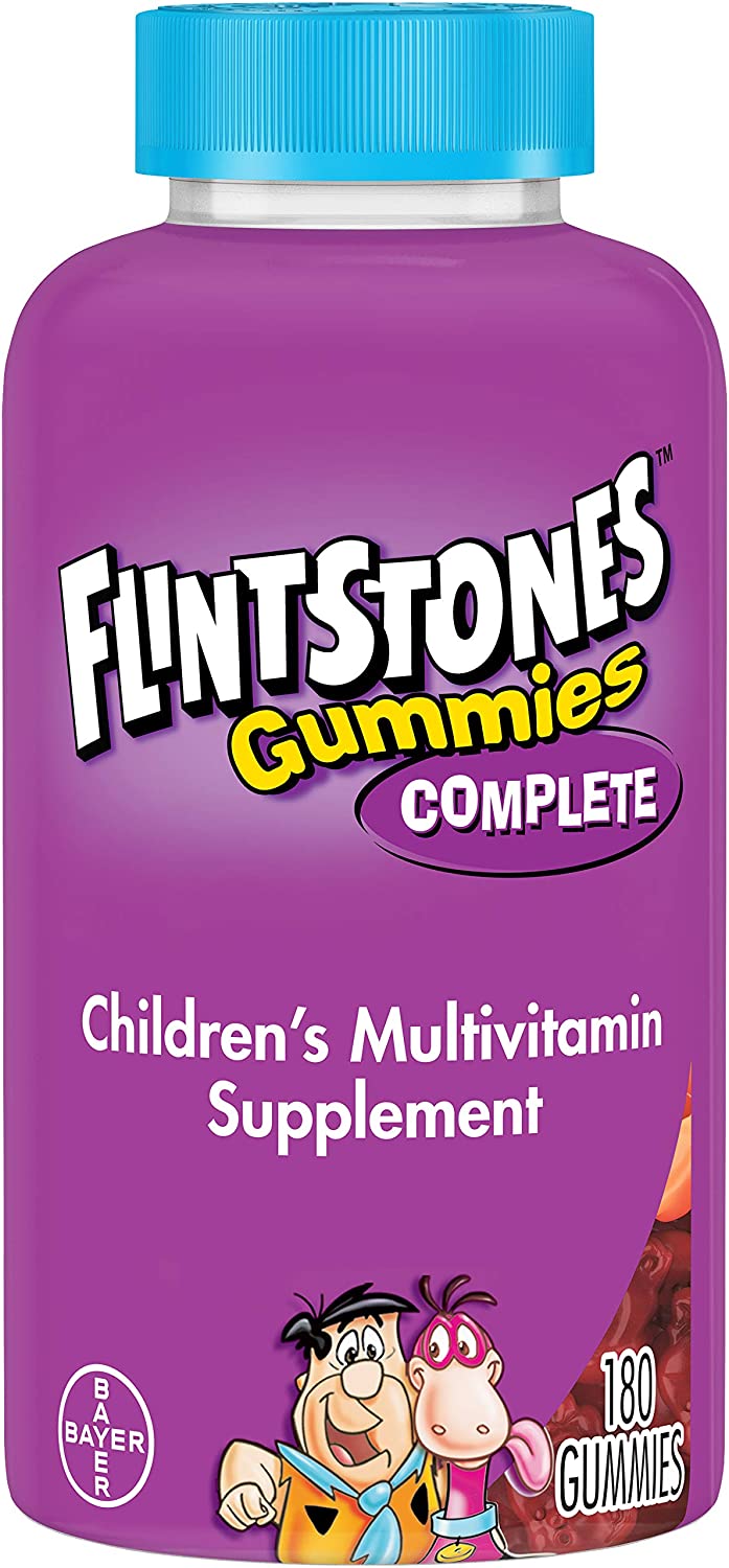 Multivitamínicos gomitas completo, para niños 180 unidades Flintstones