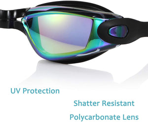 Gafas de natación, sin fugas, no se empañan, protección UV NDP59