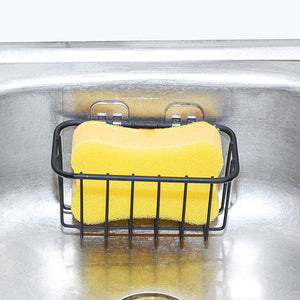 Soporte de esponja adhesivo para accesorios de cocina, resistente al óxido NDP7