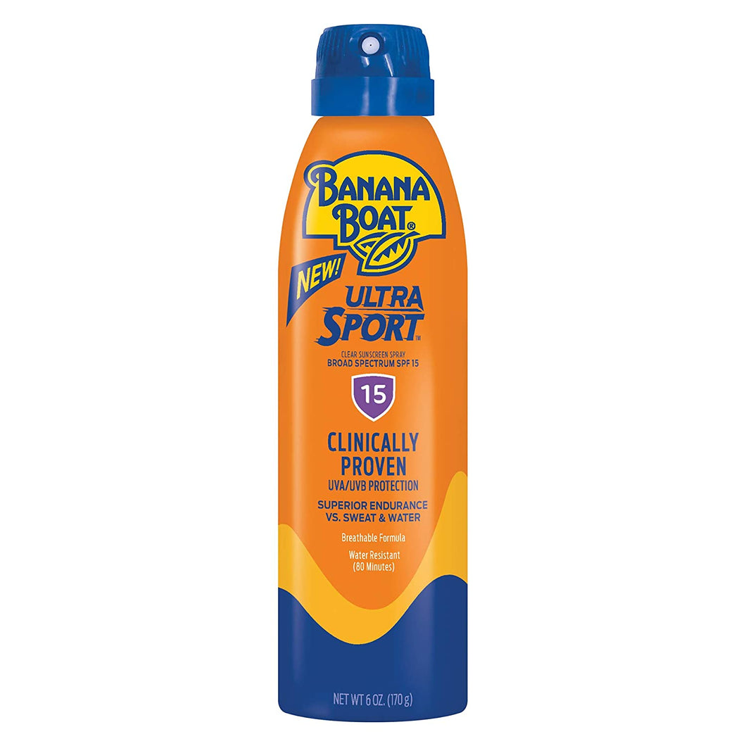 Banana Boat Spray protector solar deportivo, 6 oz