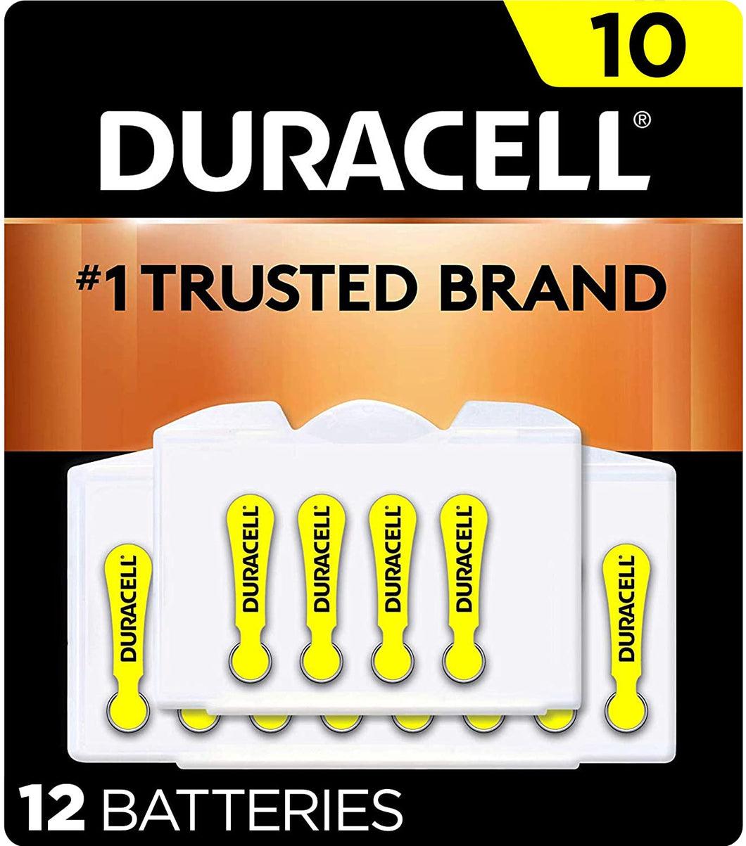 Duracell Baterías de audífonos de larga duración tamaño 10 NDP33