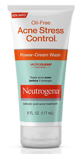 Neutrogena para el control del estrés del acné sin aceite, 6 oz
