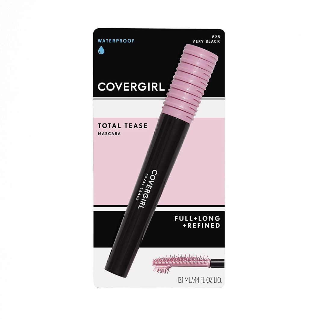 Mascara impermeable Covergirl, Muy negro