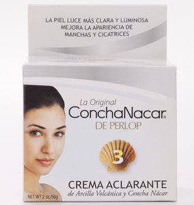 Concha Nacar Crema Aclarante No.3, máscara iluminadora 2 oz