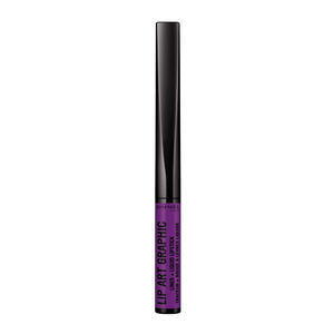 Lápiz labial líquido Rimmel London lip art graphic liner 875 obra maestra