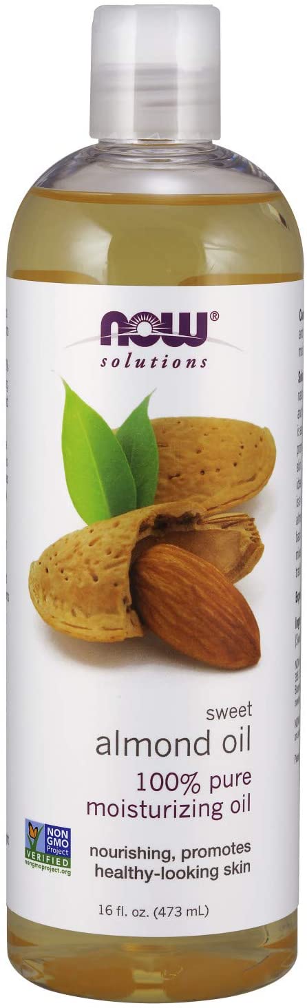 Aceite de almendras dulces, hidratante 100% puro, promueve una piel de aspecto saludable 16oz
