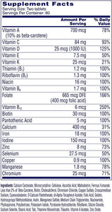 Multi-vitamina para mujeres One-A-Day Petites, 160 tabletas