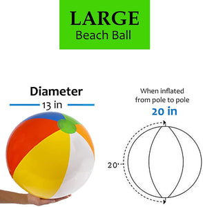 Bolas de playa [3 unidades] bolas de playa inflables de 20.0 in NDP58