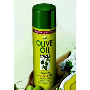 Aceite de oliva ORS Spray de brillo nutritivo 11.5oz