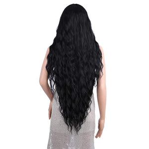 Peluca larga y rizada para mujer 38cm pulgadas de largo #31