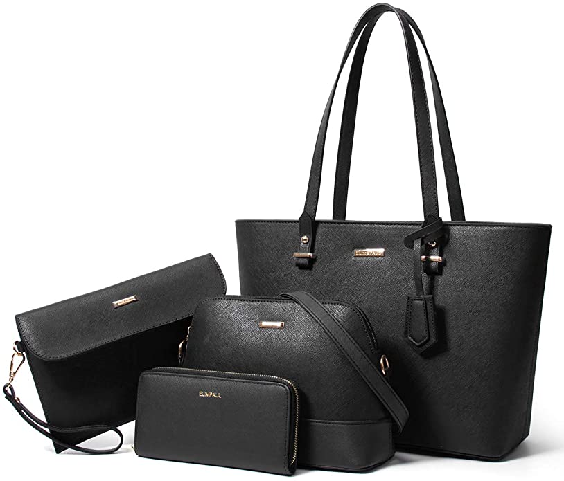 Bolso de mano para mujer, con asas superiores, juego de 4 piezas  NDP-63