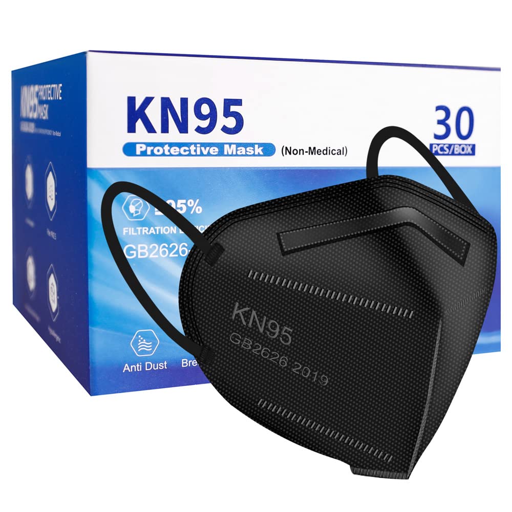 KN95 Mascarilla facial de 30 unidades, 5 capas de seguridad NDP7