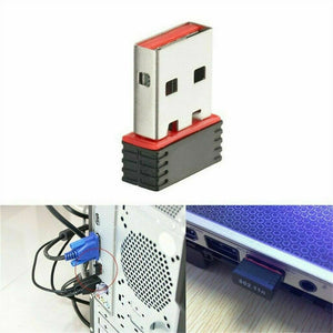 Mini USB WiFi WLAN Adaptador de red inalámbrica 802.11