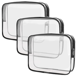 Bolsas de maquillaje transparentes, 3 piezas  NDP70