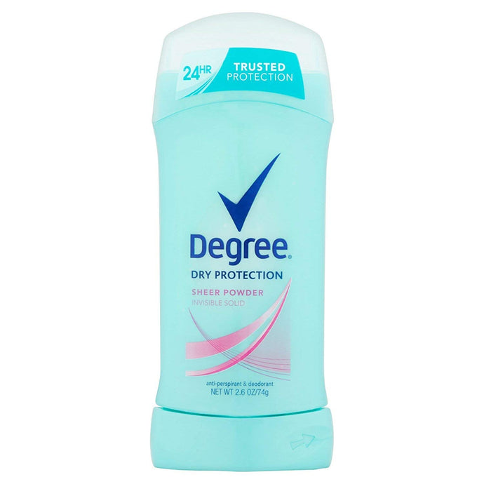 Degree Sheer Powder desodorante antitranspirante en palo, 2.6 oz (paquete de 3)