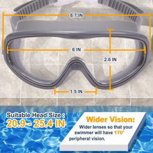 Cargar imagen en el visor de la galería, Gafas de natación para adultos, paquete de 2 gafas NDP60
