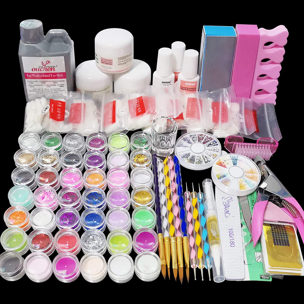 Kit de uñas de acrílico con todo