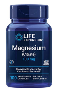 Citrato de magnesio 100mg, 100 cápsulas