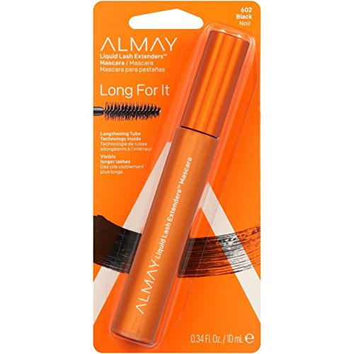 Almay Liquid Lash Extensores Mascara, Negro, 0.34 onzas líquidas
