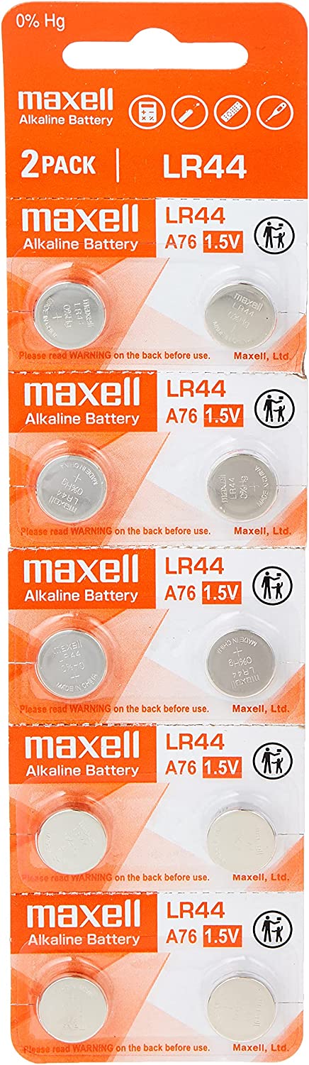 Baterías Maxell LR44 (A76)