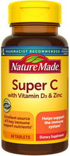 Cargar imagen en el visor de la galería, Complejo inmunológico Super Vitamina C, 60 tabletas
