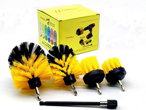 5 piezas de suministros de limpieza de diferentes tamaños Kit de accesorio de cepillo de taladro
