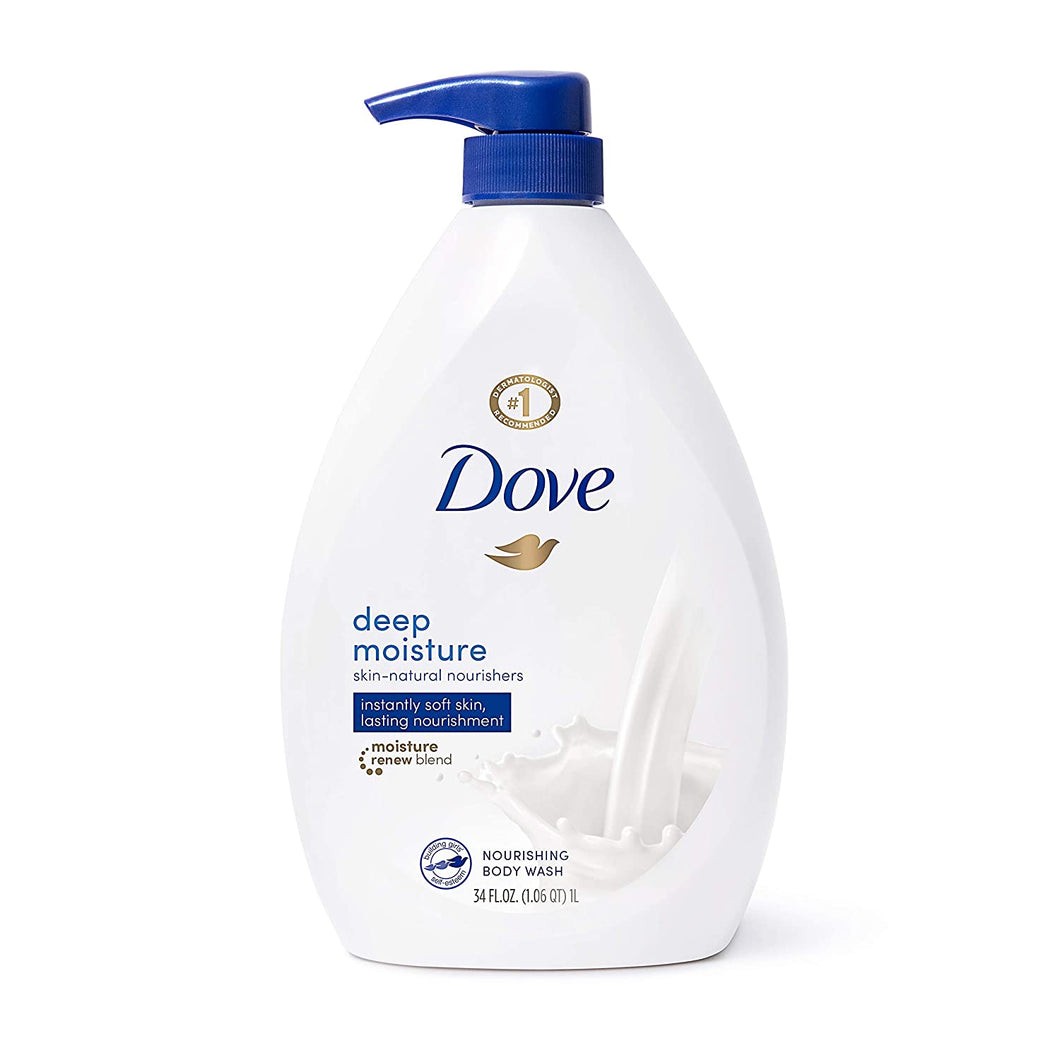 Jabón corporal con bomba Dove Deep Moisture 34oz