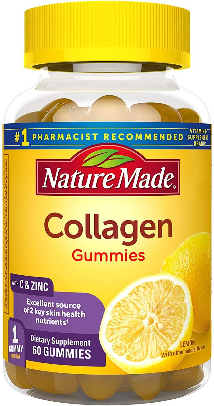 Gomitas de 100 mg de colágeno, 60 unidades
